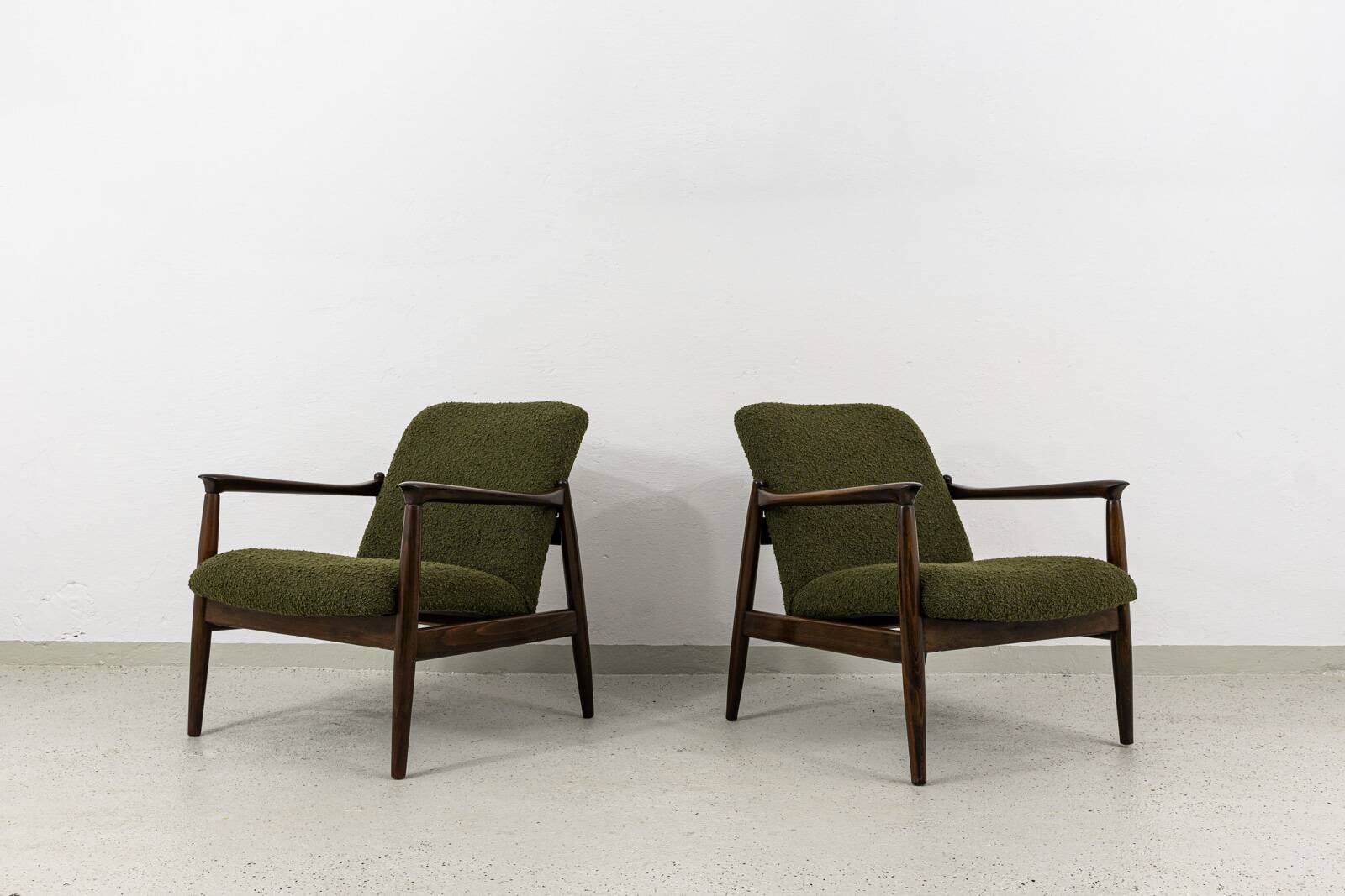 Pair Of Vintage Armchairs By Edmund Homa, Poland, 1960s