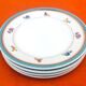 Année 1930   4 assiettes Fromage / Dessert  U.M.L (Union Marc Larchevêque)