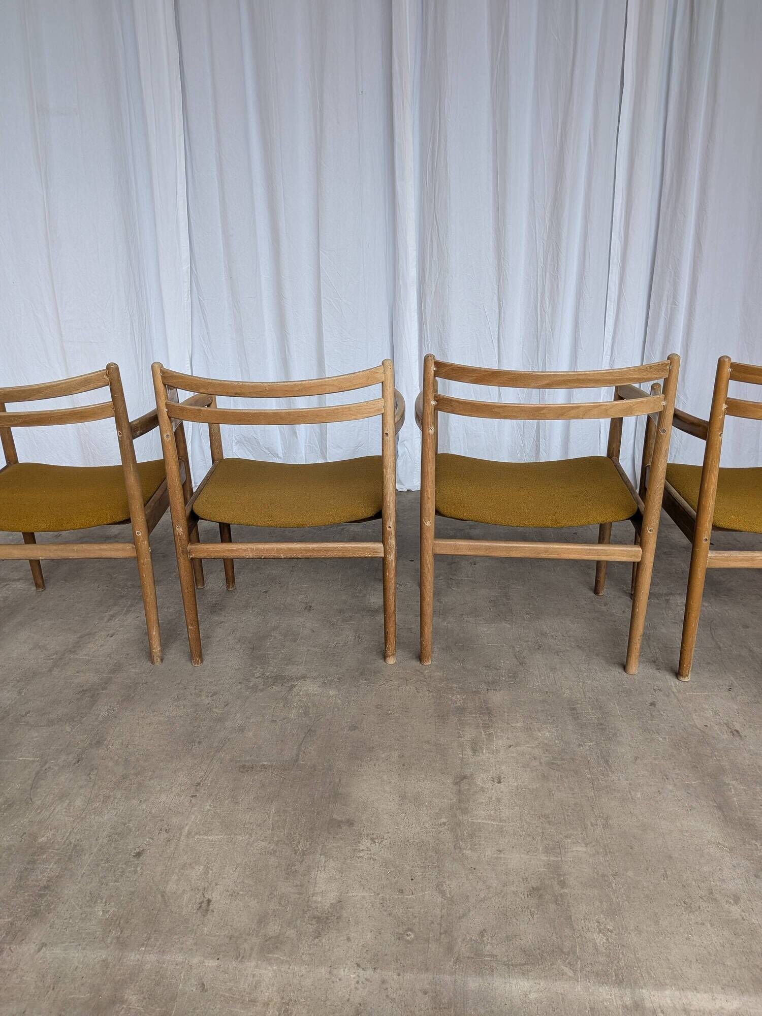 Set of 4 Yugoslav STOL Kamnik Armchairs /Vintage Mid Century Dining Chair