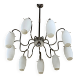 Lampadario Future Design 1970’s Mid-Century Modernariato 9 Luci