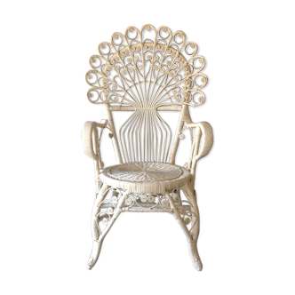 Peacock rattan chair