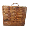 Vintage wicker briefcase