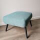 Blue vintage pouf