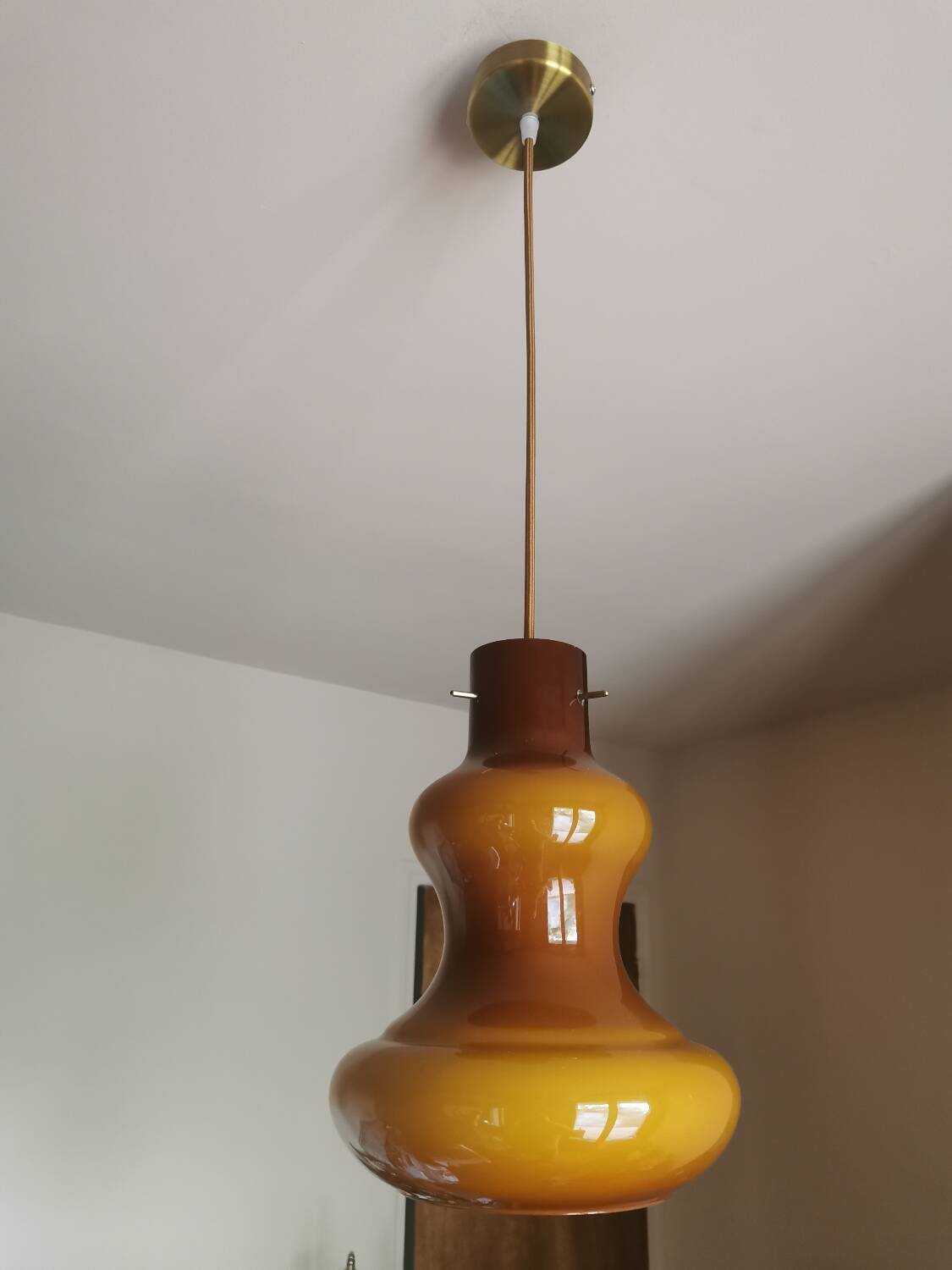 Murano glass pendant lamp Missimo Vignelli