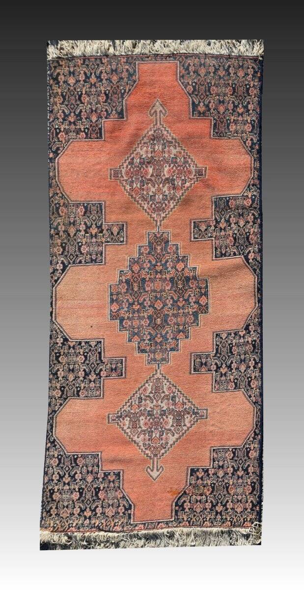 Oriental carpet Iran Senneh: 1.57 x 0.70 metres