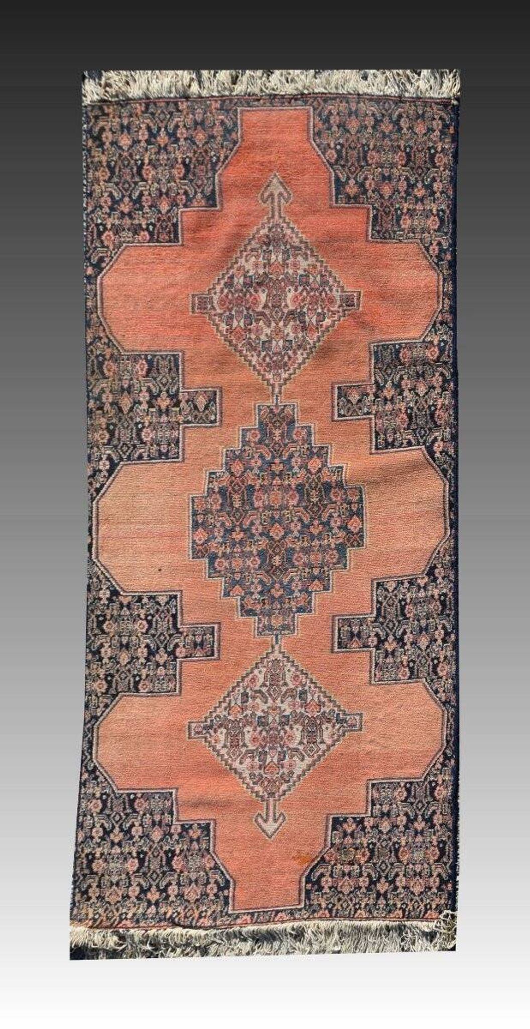 Oriental carpet Iran Senneh: 1.57 x 0.70 metres