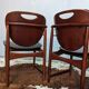 2 Danish chairs by Arne Hovmand in teak.