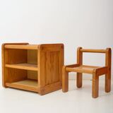 Children's furniture and chair, Baumann, 1980