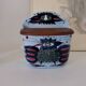 Royal Copenhagen Aluminia Tenera – wall-mounted salt pot "Crazy Bird" – Be