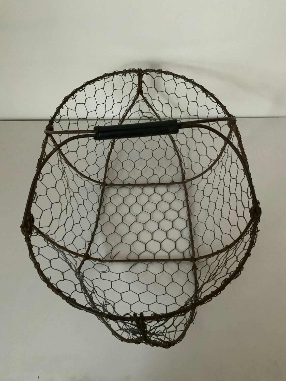 Vintage metal basket