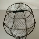 Vintage metal basket