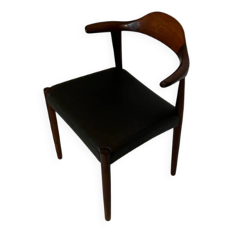 Jacob Hermann chair in leather and rosewood