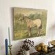 Oil painting on canvas horse
