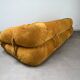 Nubuck leather amphibious sofa by Alessandro Becchi for Giovannetti,