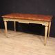 Table laquée et peinte de style Louis XVI du 20e siècle