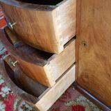 Small art deco sideboard walnut veneer