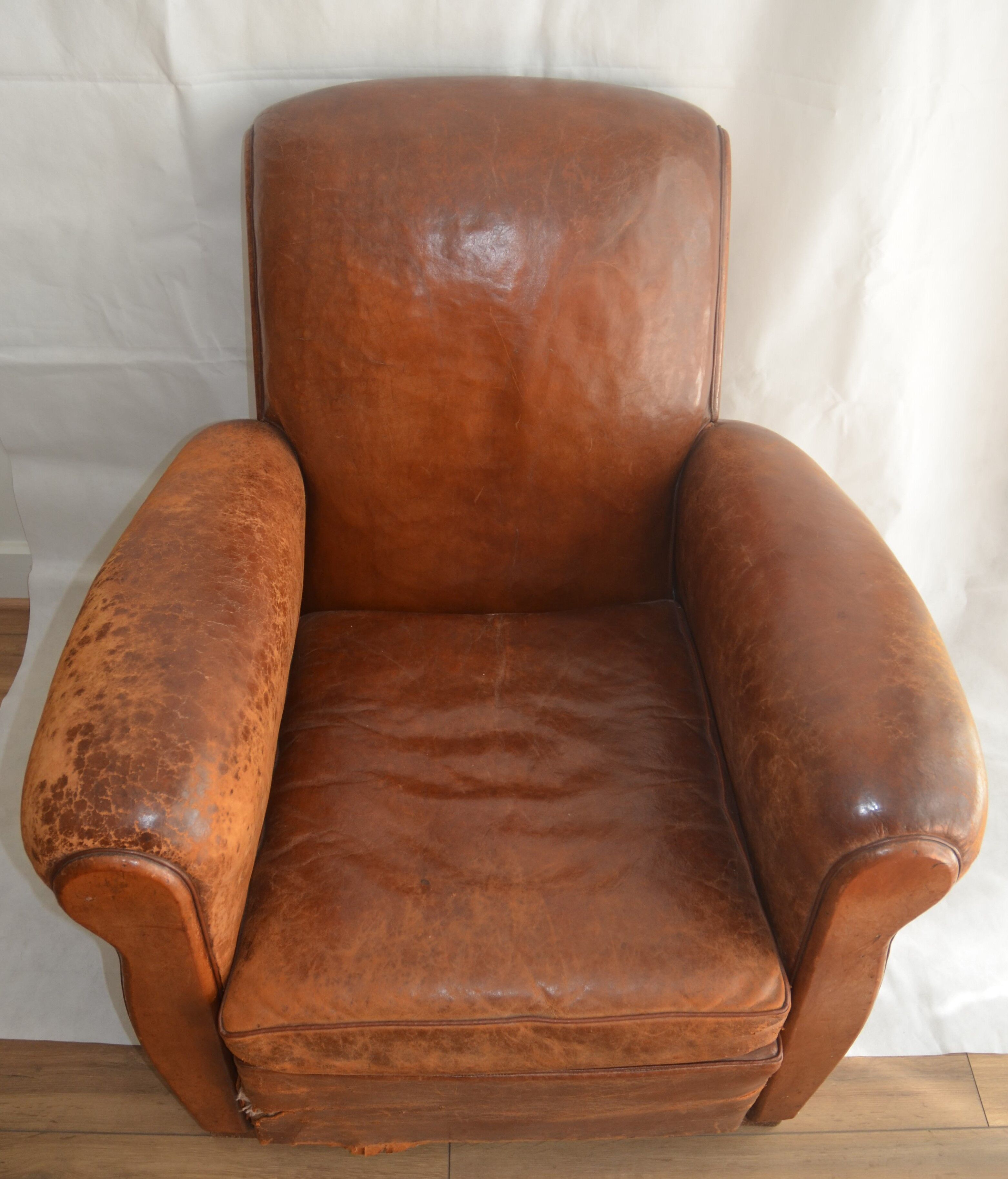 Leather armchair