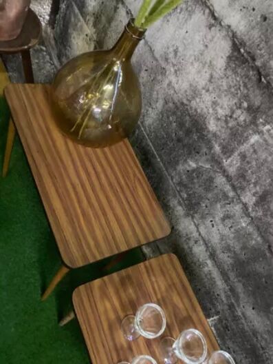 Vintage trundle tables