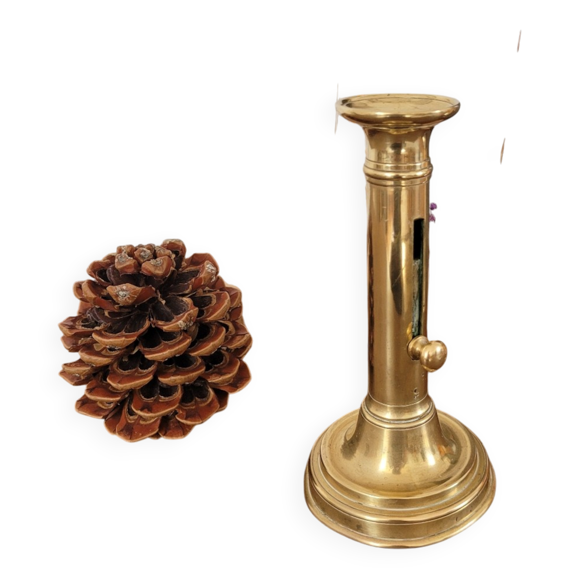 Push candle holder with tiered base no. 1