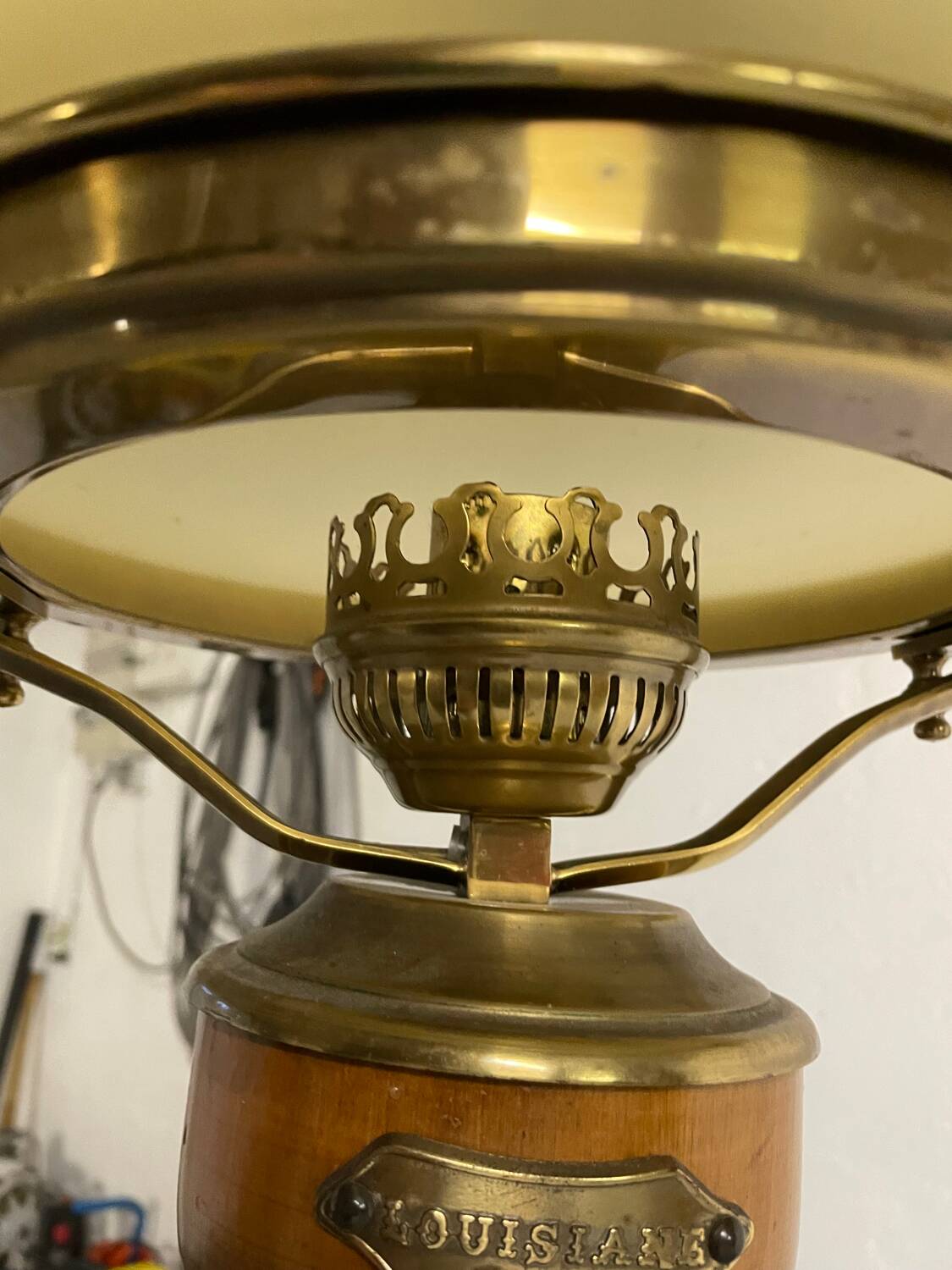 Opaline glass pendant light