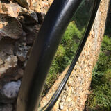 Vintage beveled round mirror 1930