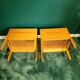 Pair of vintage bedside tables with 2 drawers