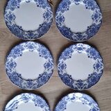 Set of 6 flat plates Dordrecht BFK 1920