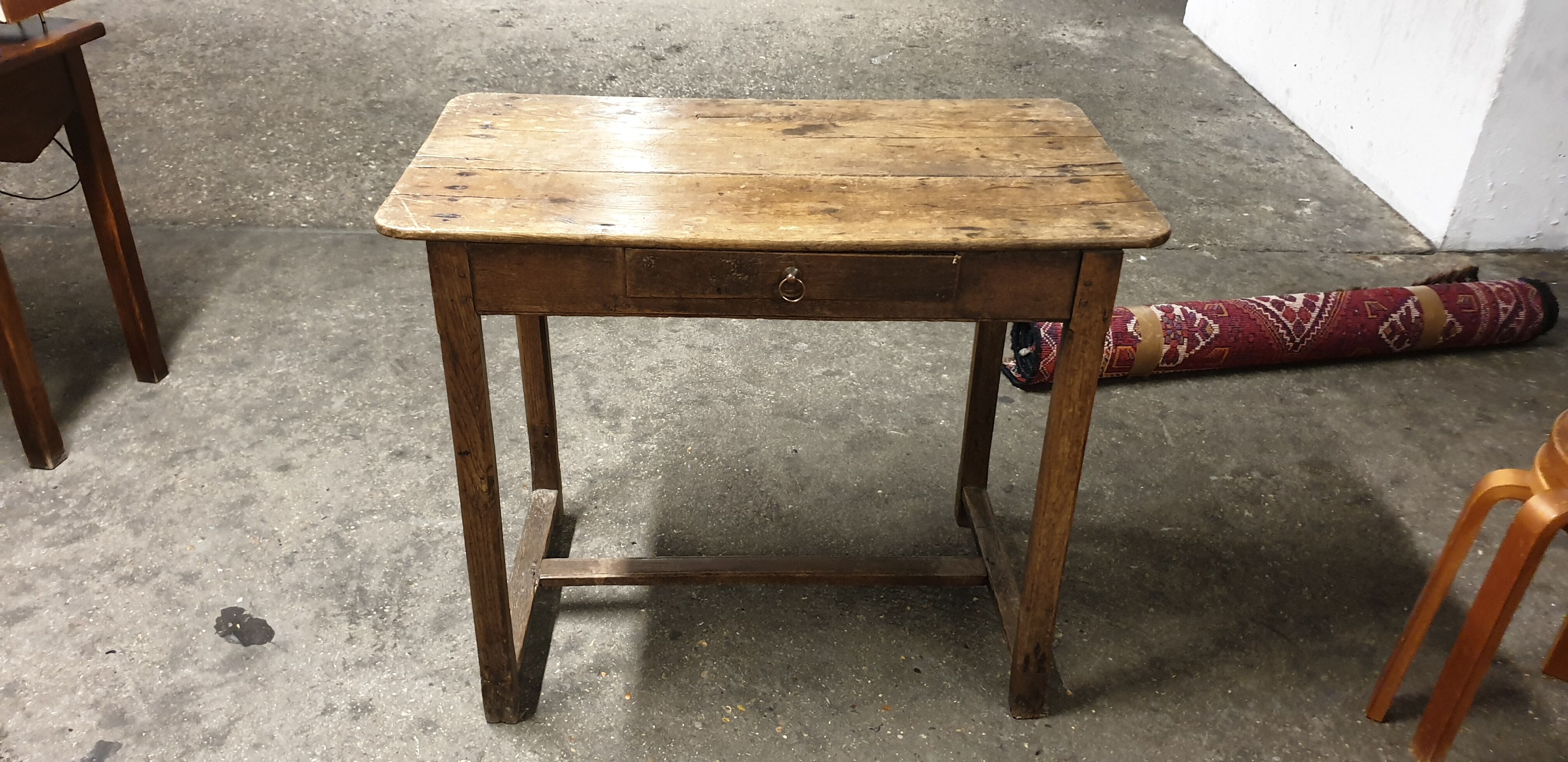Small oak farmhouse table