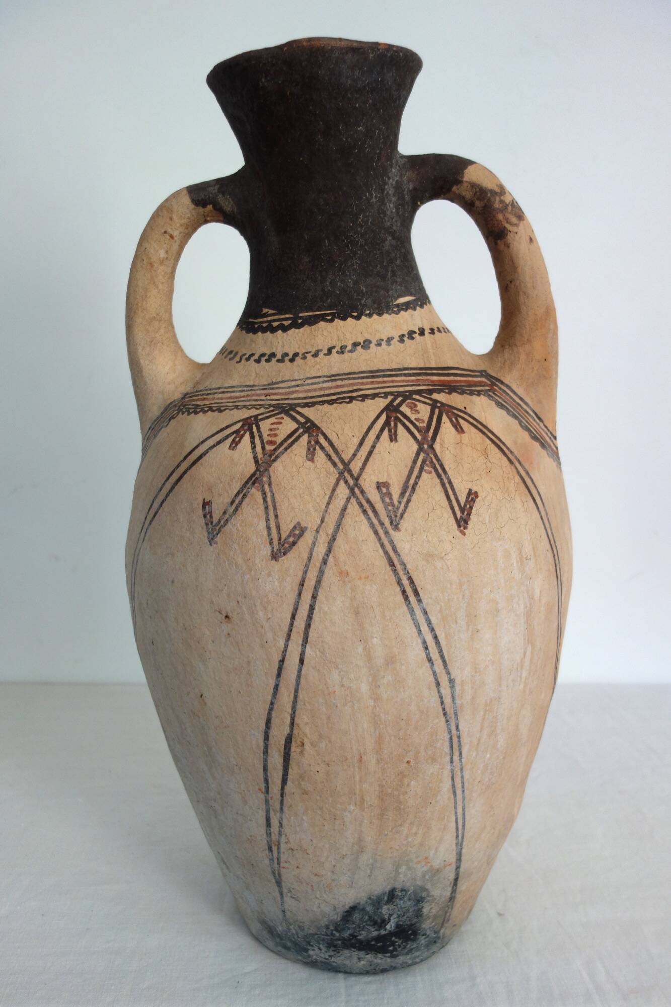 Large terracotta jar from the Rif, Morocco H60cm