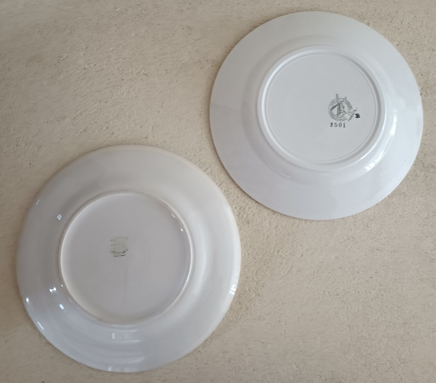 Set of five iron earth plates