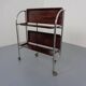Vintage Optic Rosewood Pressalit Tea Cart, 1970s