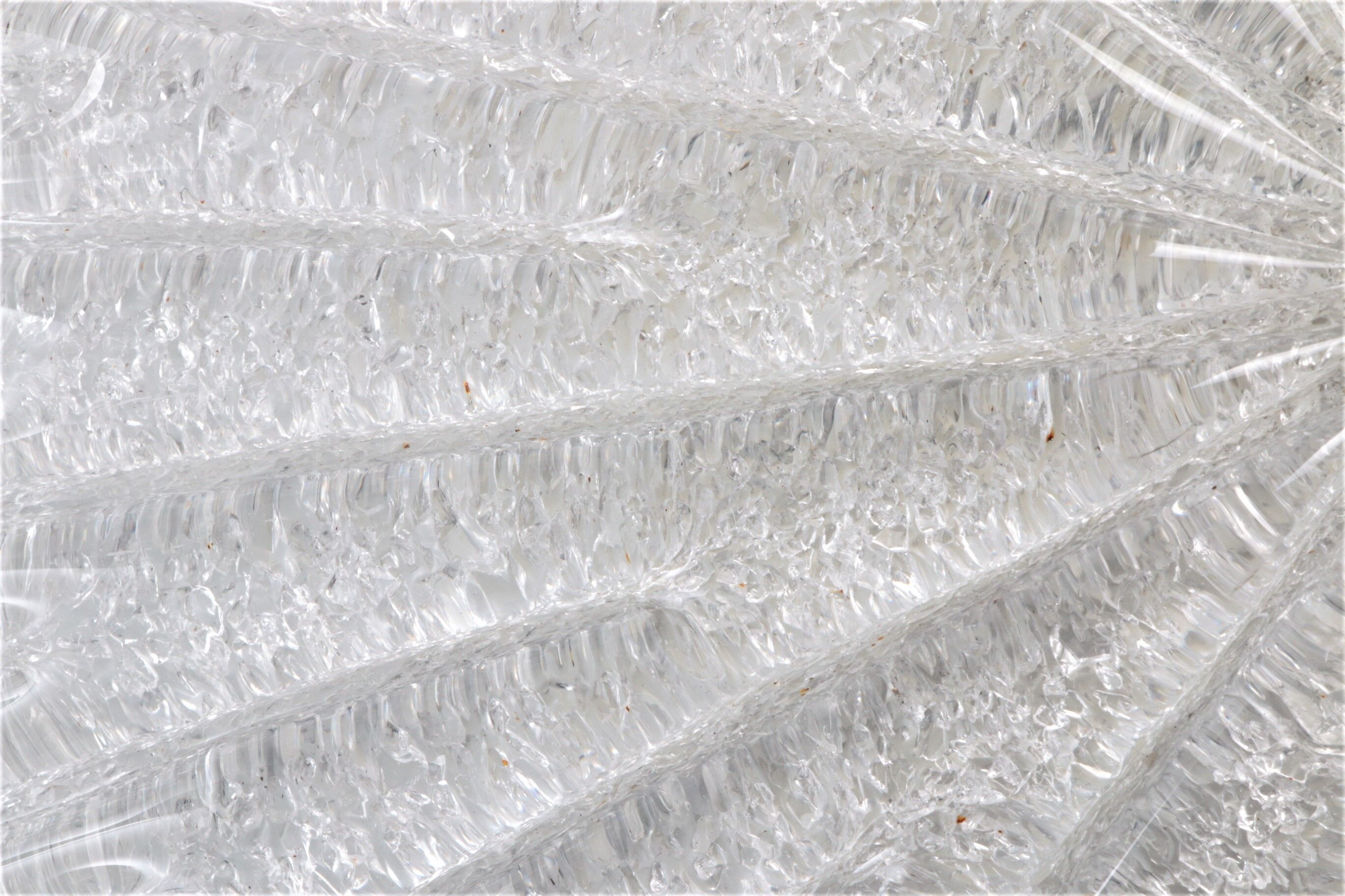 Vintage ceiling lamp with chrome and murano glass, 1960s