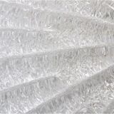 Vintage ceiling lamp with chrome and murano glass, 1960s