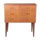 Norwegian Commodity 3 drawers in Teck, Vintage Scandinavian 1960s