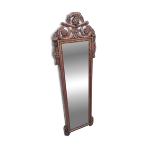 Miroir ancien en bois - xvi
