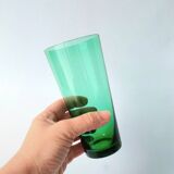 4 verres colorés 70s