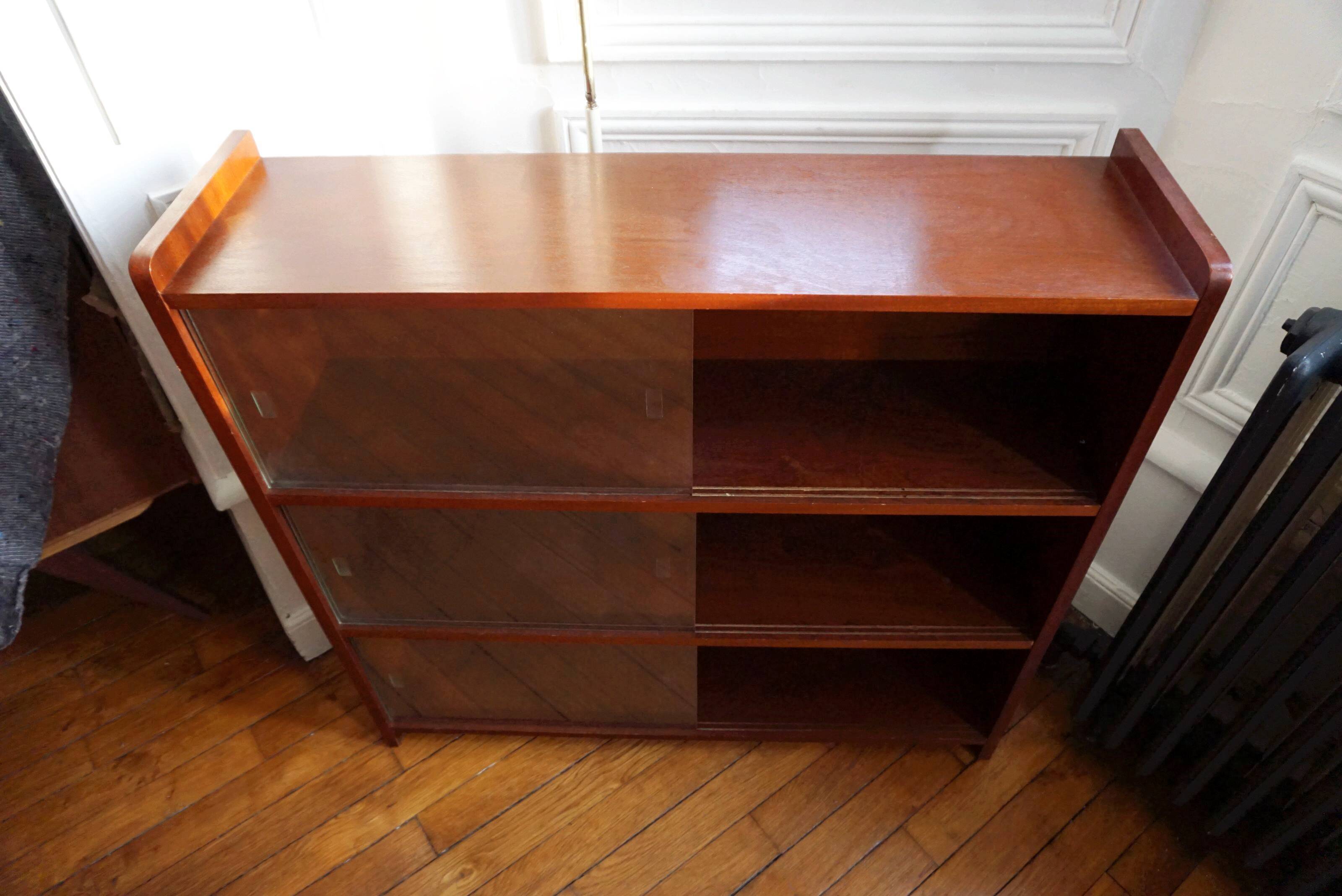 Library display case vintage