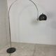 Mid-Century Grey Arc Floor Lamp from Gepo, 1960s