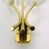 Pair of brass wall lamps by Emil Stejnar for Rupert Nikoll, Austria 1960