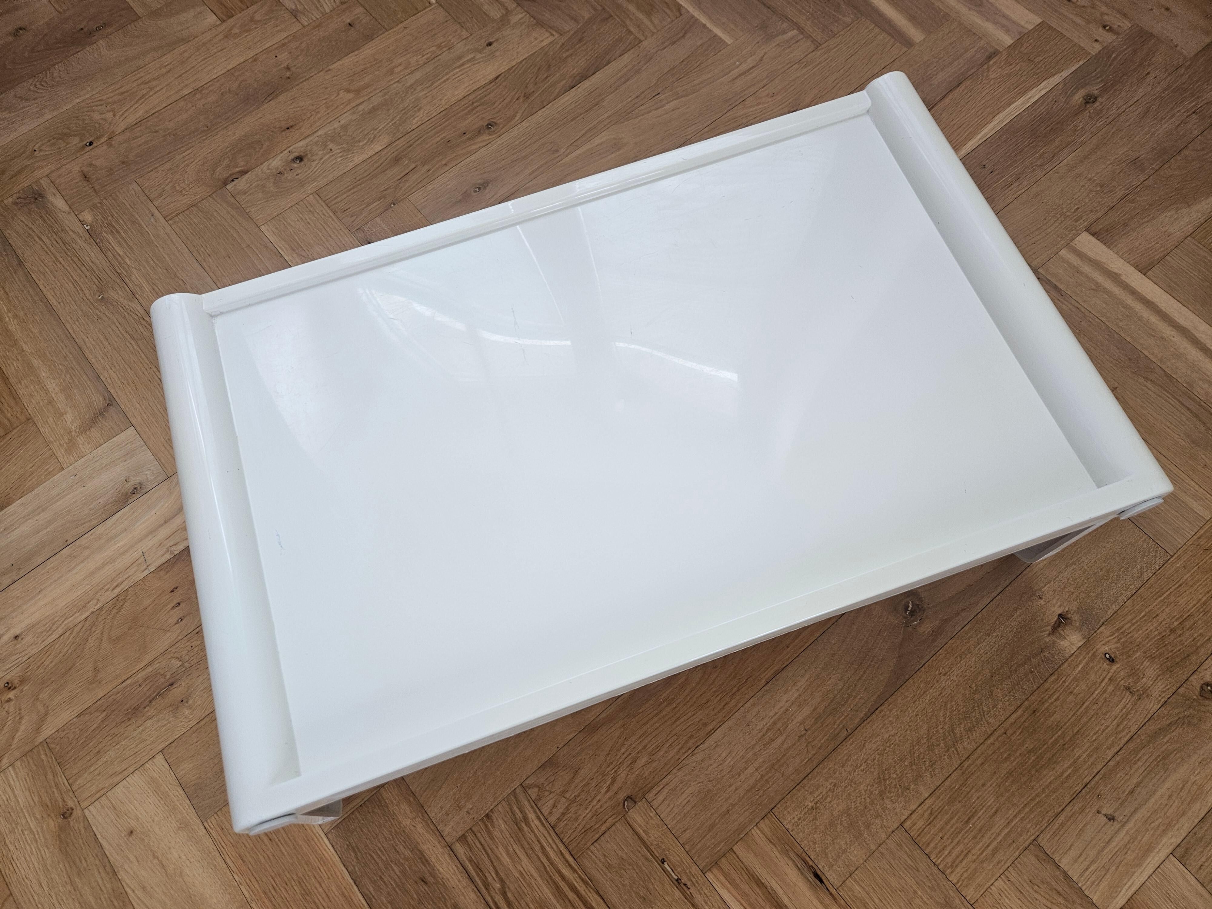 Midcentury Space Age Bed Breakfast Table Tray Guzzini, Luigi Massoni, 1970s