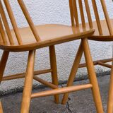 Scandinavian chairs Pinnstol ZPM Radomsko 1950