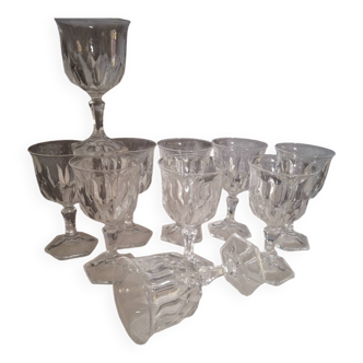 10 Cristal d'Arques glasses