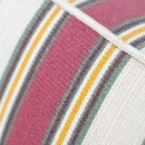 American sofa and armchair in original striped fabric from the 1970s