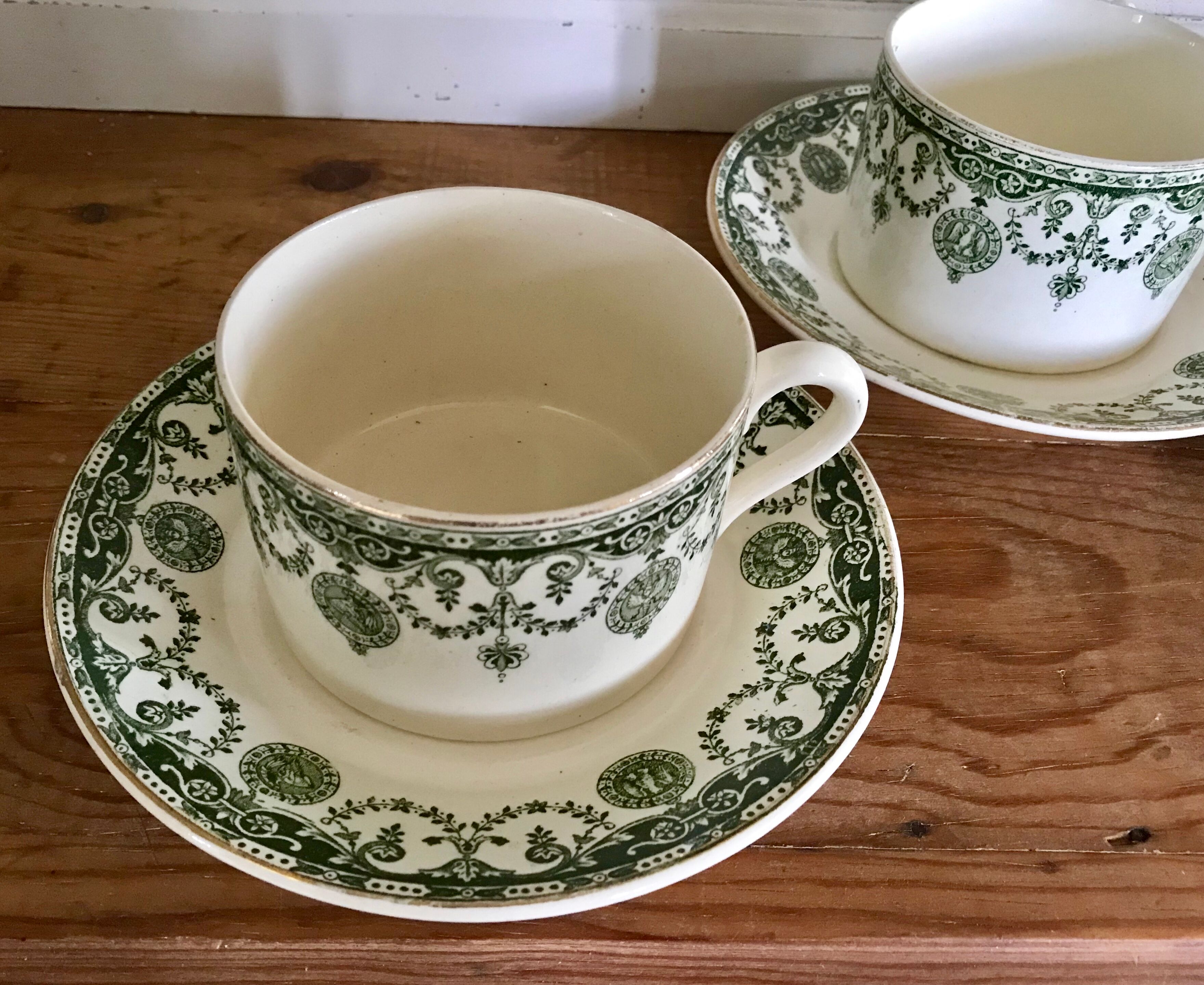 Old Badonviller cups