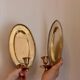 Pair Of Mid Century Swedish Brass Sconces