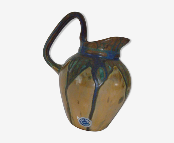 Pichet carafe vase grès d'art tours potier