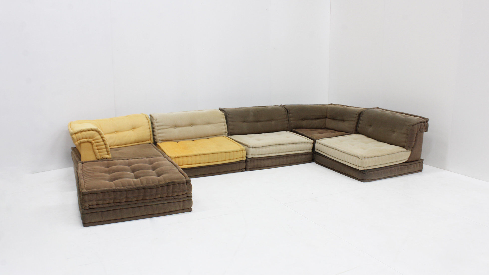 Canapé Roche Bobois Mah Jong, design Hans Hopfer, ensemble de 17 pièces