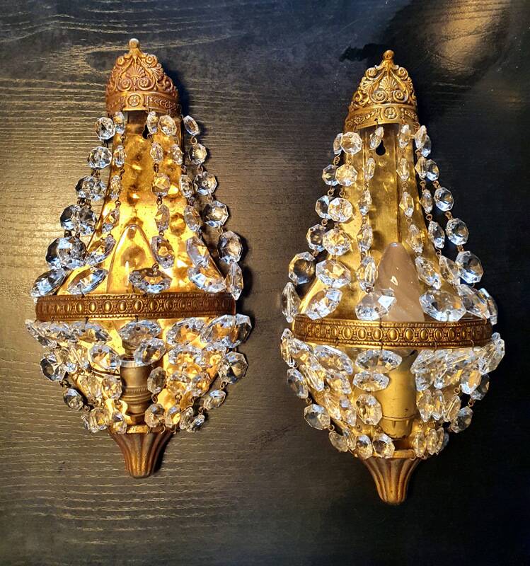 Pair of Small Balloon Wall Lights