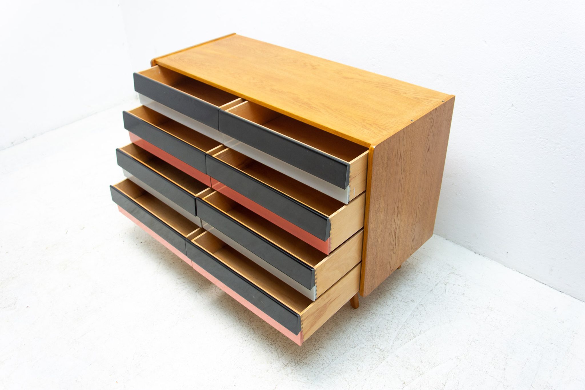 Mid century chest of drawers U-458 by Jiri Jiroutek Czechoslovakia, 1960´s