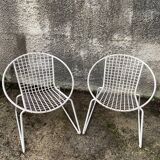 Designer metal chairs